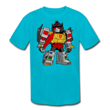 Character #33 Kids' Moisture Wicking Performance T-Shirt - turquoise