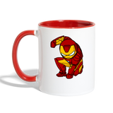 Character #34 Contrast Coffee Mug - white/red