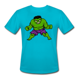 Character #35 Men’s Moisture Wicking Performance T-Shirt - turquoise