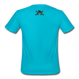 Character #35 Men’s Moisture Wicking Performance T-Shirt - turquoise