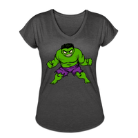 Character #35 Women's Tri-Blend V-Neck T-Shirt - deep heather
