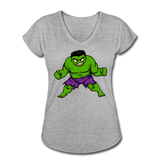 Character #35 Women's Tri-Blend V-Neck T-Shirt - heather gray