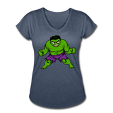 Character #35 Women's Tri-Blend V-Neck T-Shirt - navy heather