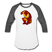 Character #34 Baseball T-Shirt - white/charcoal