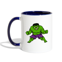 Character #35 Contrast Coffee Mug - white/cobalt blue