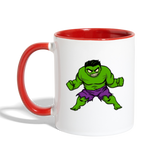 Character #35 Contrast Coffee Mug - white/red