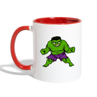 Character #35 Contrast Coffee Mug - white/red