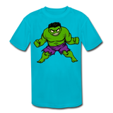 Character #35 Kids' Moisture Wicking Performance T-Shirt - turquoise