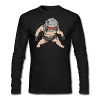 Character #36 Men's Long Sleeve T-Shirt by Next Level - black