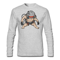 Character #36 Men's Long Sleeve T-Shirt by Next Level - heather gray