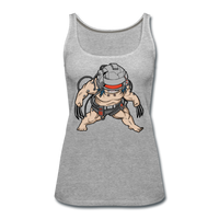 Character #36 Women’s Premium Tank Top - heather gray