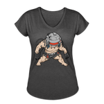 Character #36 Women's Tri-Blend V-Neck T-Shirt - deep heather