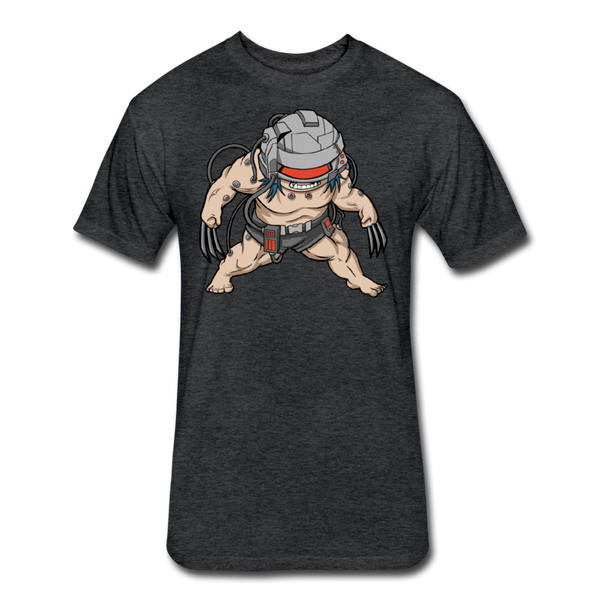 Character #36 Fitted Cotton/Poly T-Shirt by Next Level - heather black