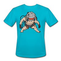 Character #36 Men’s Moisture Wicking Performance T-Shirt - turquoise