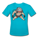 Character #36 Men’s Moisture Wicking Performance T-Shirt - turquoise