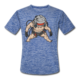 Character #36 Men’s Moisture Wicking Performance T-Shirt - heather blue