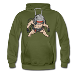 Character #36 Men’s Premium Hoodie - olive green