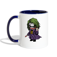 Character #37 Contrast Coffee Mug - white/cobalt blue