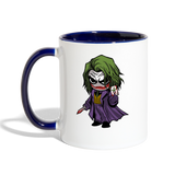 Character #37 Contrast Coffee Mug - white/cobalt blue