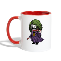 Character #37 Contrast Coffee Mug - white/red