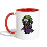 Character #37 Contrast Coffee Mug - white/red