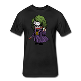 Character #37 Fitted Cotton/Poly T-Shirt by Next Level - black