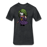 Character #37 Fitted Cotton/Poly T-Shirt by Next Level - heather black