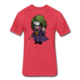 Character #37 Fitted Cotton/Poly T-Shirt by Next Level - heather red