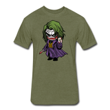 Character #37 Fitted Cotton/Poly T-Shirt by Next Level - heather military green