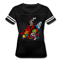 Character #38 Women’s Vintage Sport T-Shirt - black/white