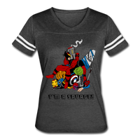 Character #38 Women’s Vintage Sport T-Shirt - vintage smoke/white