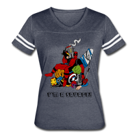 Character #38 Women’s Vintage Sport T-Shirt - vintage navy/white