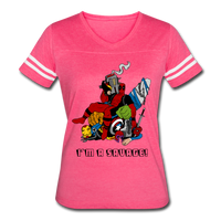 Character #38 Women’s Vintage Sport T-Shirt - vintage pink/white