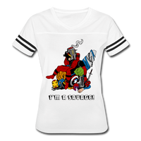 Character #38 Women’s Vintage Sport T-Shirt - white/black