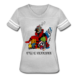 Character #38 Women’s Vintage Sport T-Shirt - heather gray/white