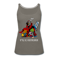 Character #38 Women’s Premium Tank Top - asphalt gray