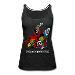 Character #38 Women’s Premium Tank Top - charcoal gray