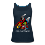 Character #38 Women’s Premium Tank Top - deep navy