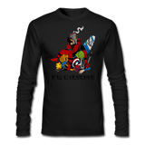 Character #38 Men's Long Sleeve T-Shirt by Next Level - black