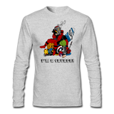 Character #38 Men's Long Sleeve T-Shirt by Next Level - heather gray