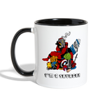 Character #38 Contrast Coffee Mug - white/black