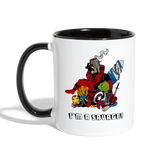 Character #38 Contrast Coffee Mug - white/black