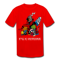 Character #38 Kids' Moisture Wicking Performance T-Shirt - red