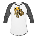 Character #39 Baseball T-Shirt - white/charcoal