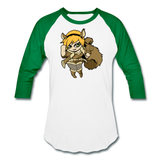 Character #39 Baseball T-Shirt - white/kelly green