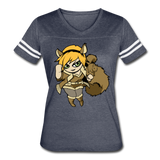 Character #39 Women’s Vintage Sport T-Shirt - vintage navy/white