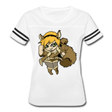 Character #39 Women’s Vintage Sport T-Shirt - white/black
