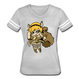 Character #39 Women’s Vintage Sport T-Shirt - heather gray/white