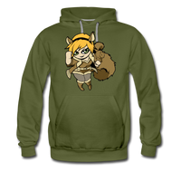 Character #39 Men’s Premium Hoodie - olive green