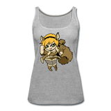 Character #39 Women’s Premium Tank Top - heather gray